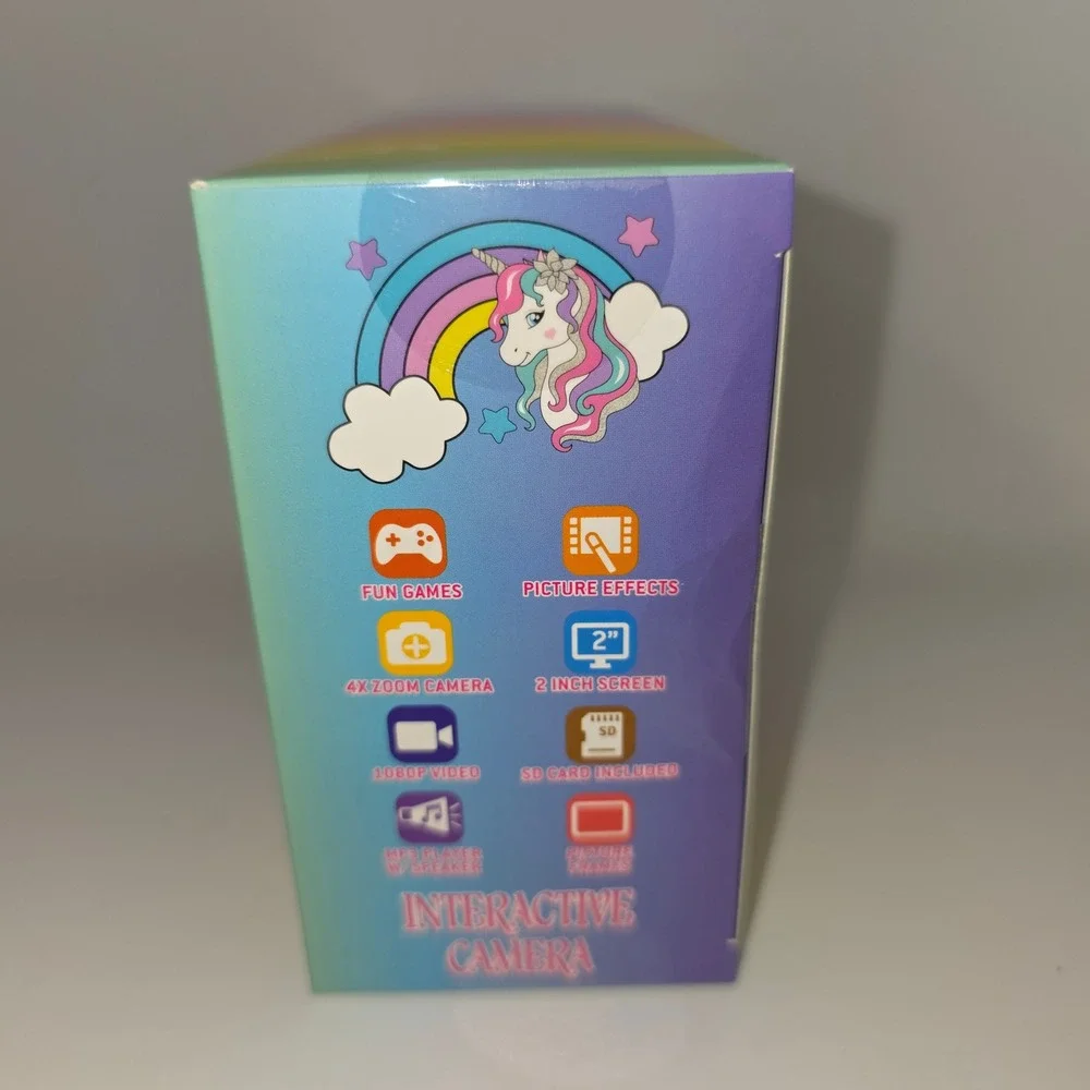 Accutime‎ Interactive Camera Kids OS Pink New Unicorn Rainbow 1080p Video Games